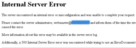 Error 500