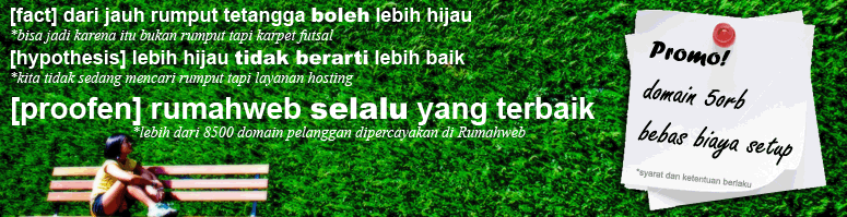 Promo Rumahweb Agustus 2009