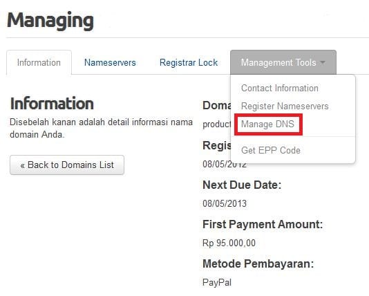 manage dns