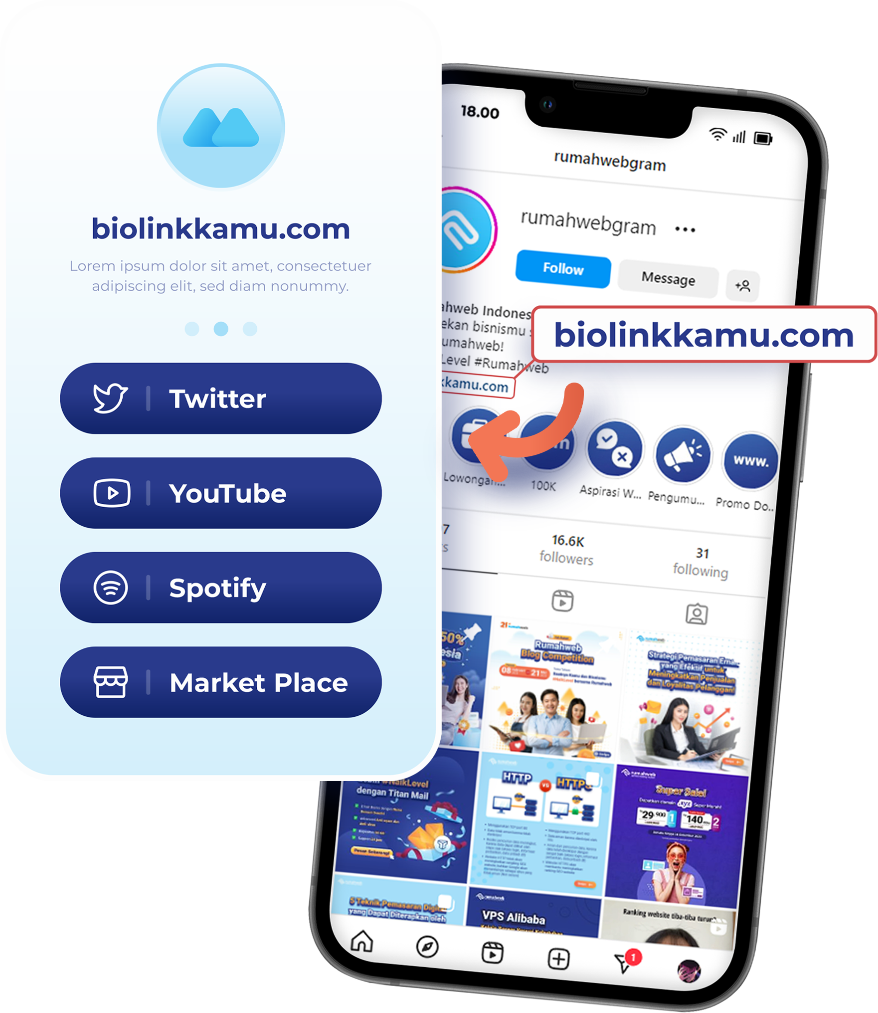 BioLink: Buat Link in Bio Dengan Nama Domainmu Sendiri