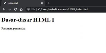 Belajar HTML: Panduan Lengkap HTML Dasar Untuk Pemula