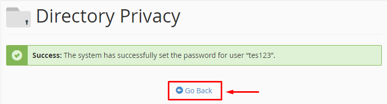 Password Protected Directory 