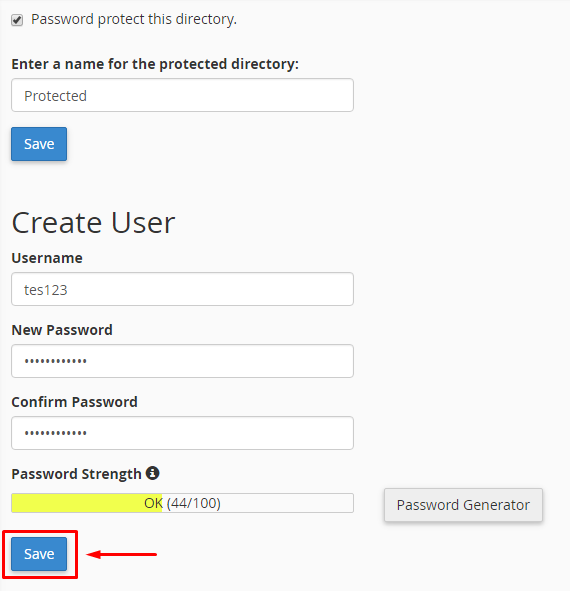 Password Protected Directory 