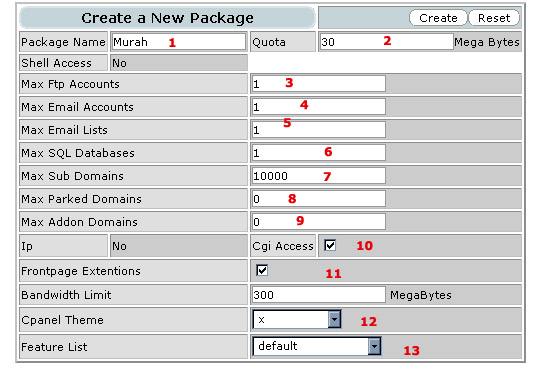 WHM: Membuat Paket Hosting Sendiri  Rumahweb's News 