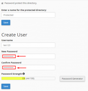 Step -Step Password Protected Directory