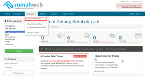 Langkah - Langkah Mengubah NameServer Domain
