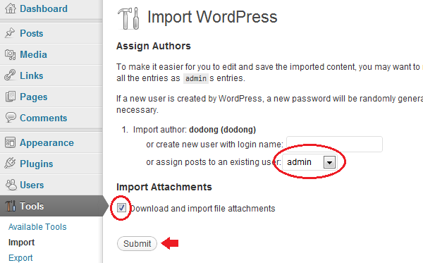 Export WordPress 6 | Rumahweb Journal