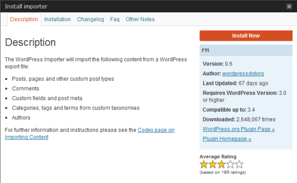 Step by Step Export WordPress – Rumahweb's News, Article 