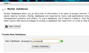 Membuat database baru | Rumahweb Journal