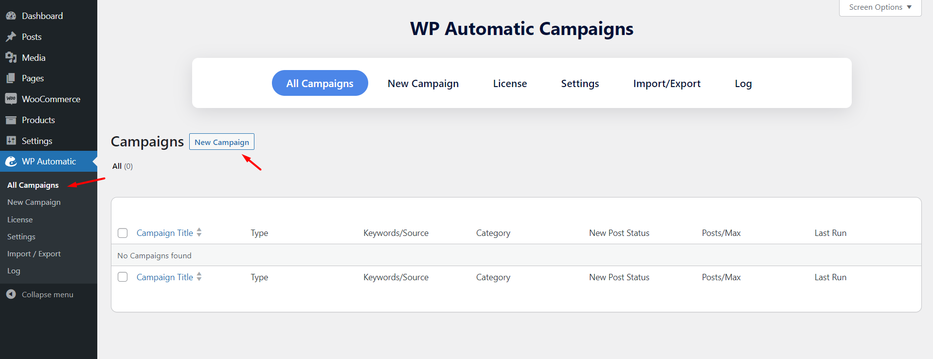plugin WP Automatic campaigns