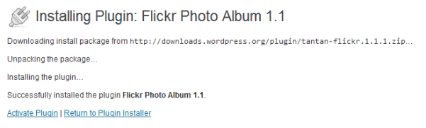 Sukses install plugin | Rumahweb Journal