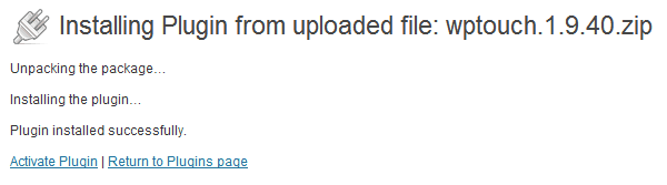 Sukses install plugin | Rumahweb Journal