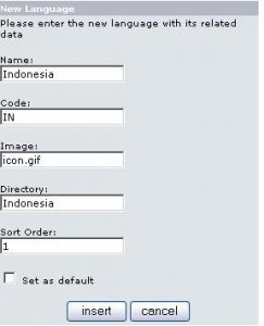Panduan Cara Mengubah setting bahasa Oscomerce ke bahasa Indonesia