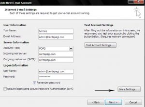 Tutorial Cara Setting e-mail menggunakan Office Outlook 2007