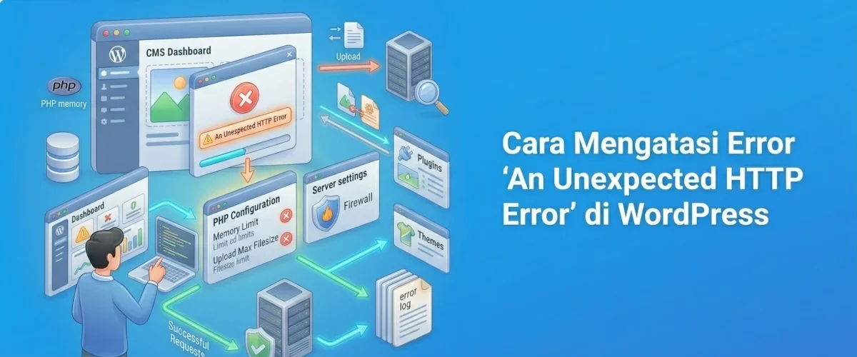 Banner - Cara Mengatasi Error An Unexpected HTTP Error di WordPress