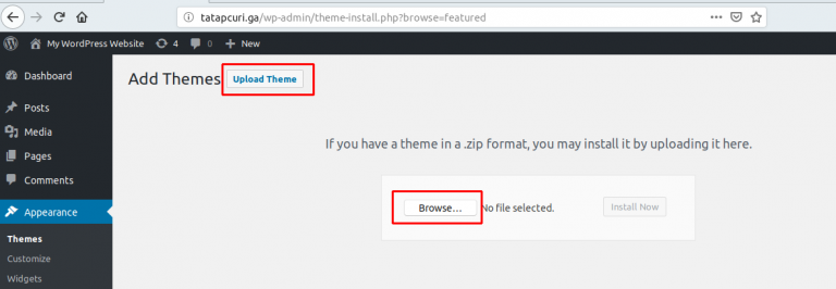 install themes worpress | Rumahweb Journal