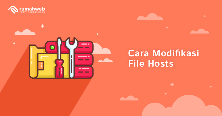 cara modifikasi file hosts