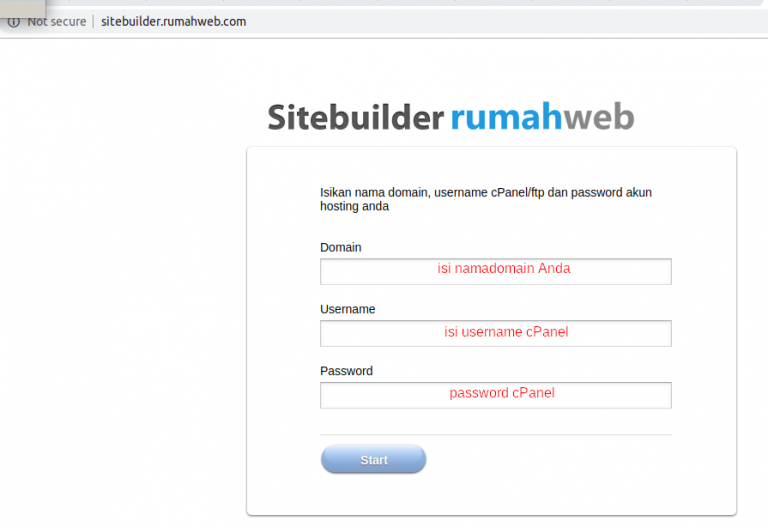 Reset password admin Sitebuilder Rumahweb | Rumahweb Journal