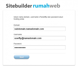 How to Install sitebuilder on Subdomain