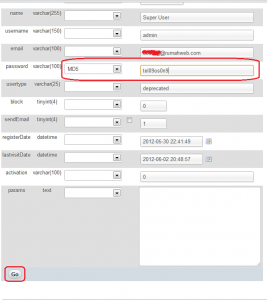 Mereset Password Joomla Menggunakan PHP Myadmin