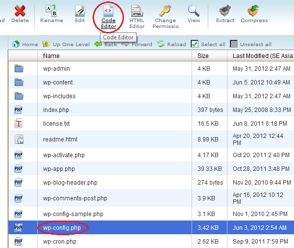 Cari wp-config | Rumahweb Journal