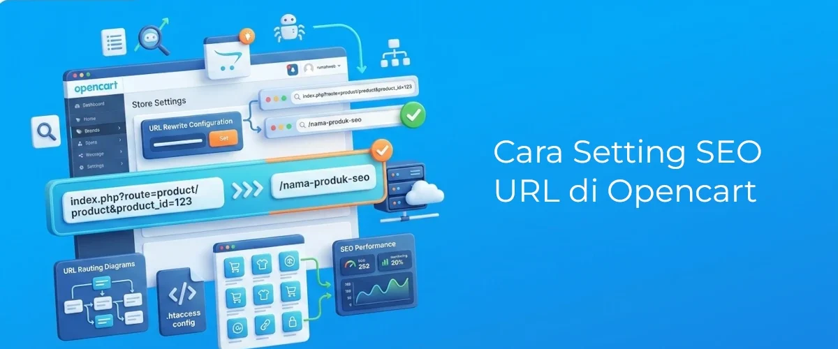 Banner - Cara Setting SEO URL di Opencart