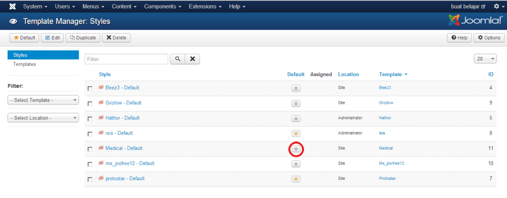 select theme | Rumahweb Journal