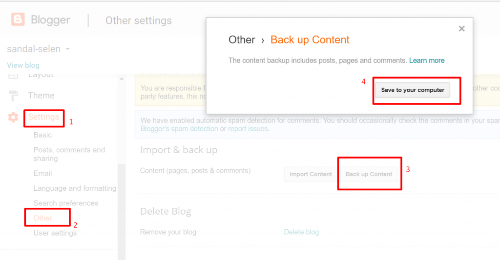 Backup XML Blogger | Rumahweb Journal