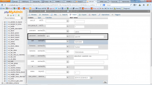 reset password OpenCart melalui PhpMyAdmin