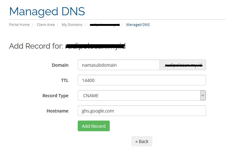 dns sub domain | Rumahweb Journal