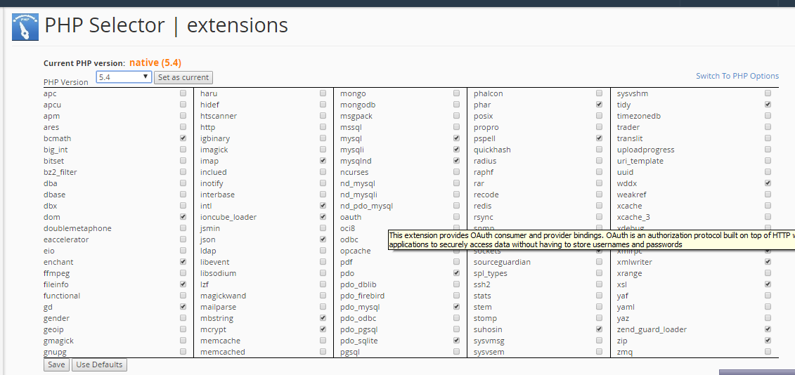 php select version extention | Rumahweb Journal