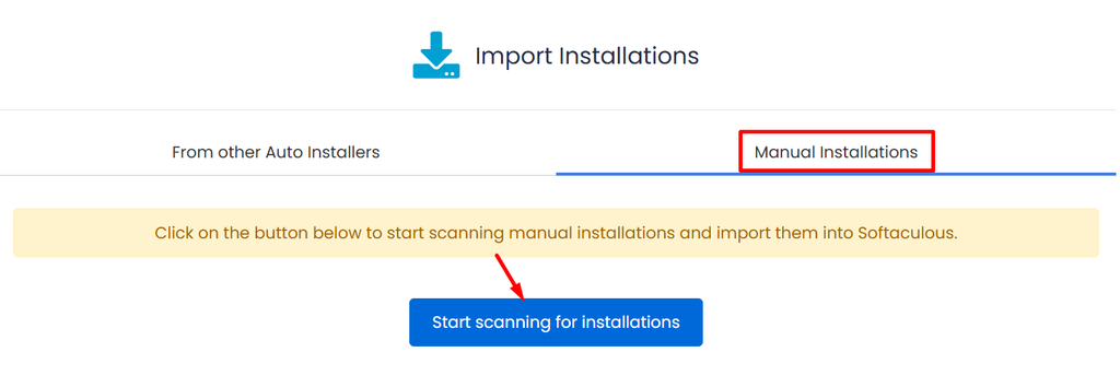 Import Instalasi CMS di Softaculous