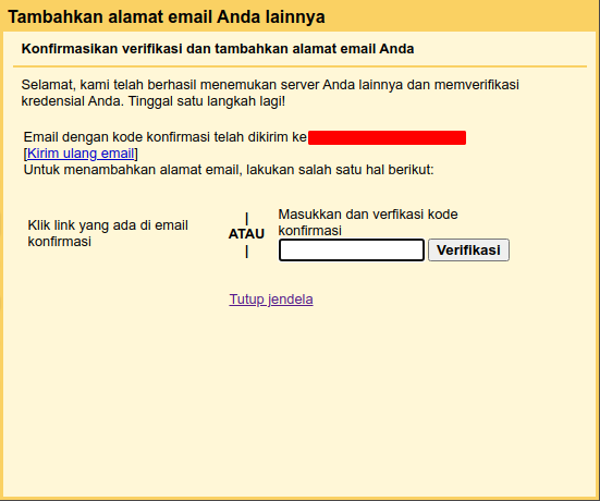 verifikasi email domain di gmail
