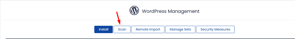 scan wordpress