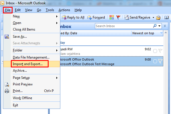 export data outlook | Rumahweb Journal