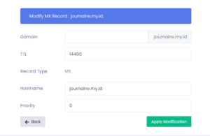 membuat MX record | Rumahweb Journal