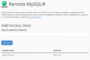 add access host | Rumahweb Journal