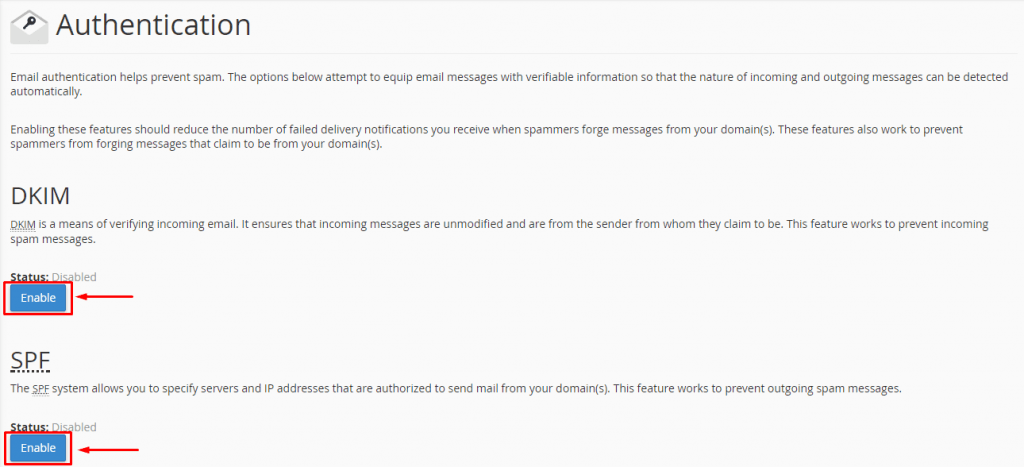 How To Activate Email Authentication at cPanel | Rumahweb Journal