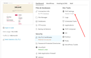 plesk-dashboard-domain