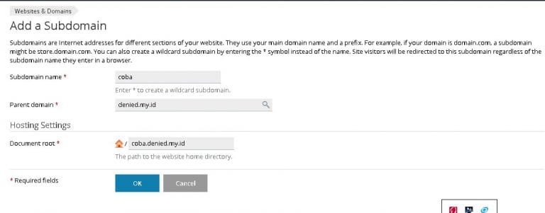 Cara Membuat Subdomain di Plesk Panel – Rumahweb