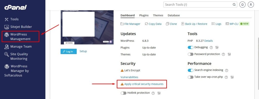 Wordpress Management