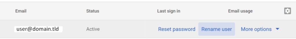 Mengubah Email di Google Workspace