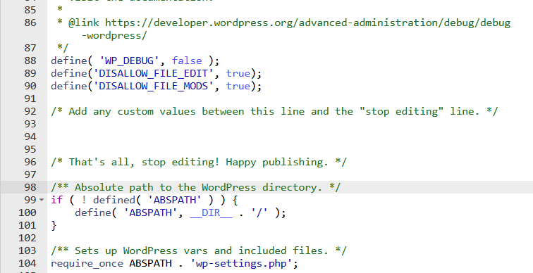 Mengubah file wp-config.php