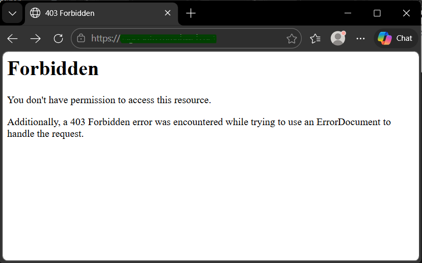 disable directory listing