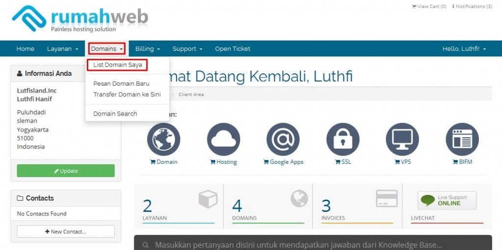 id protection domain step 1 | Rumahweb Journal