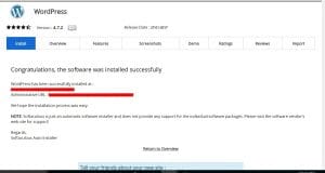 install cms wordpress di hosting via cpanel step 6