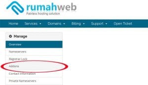 cara disable privacy protection domain rumahweb step ke 3