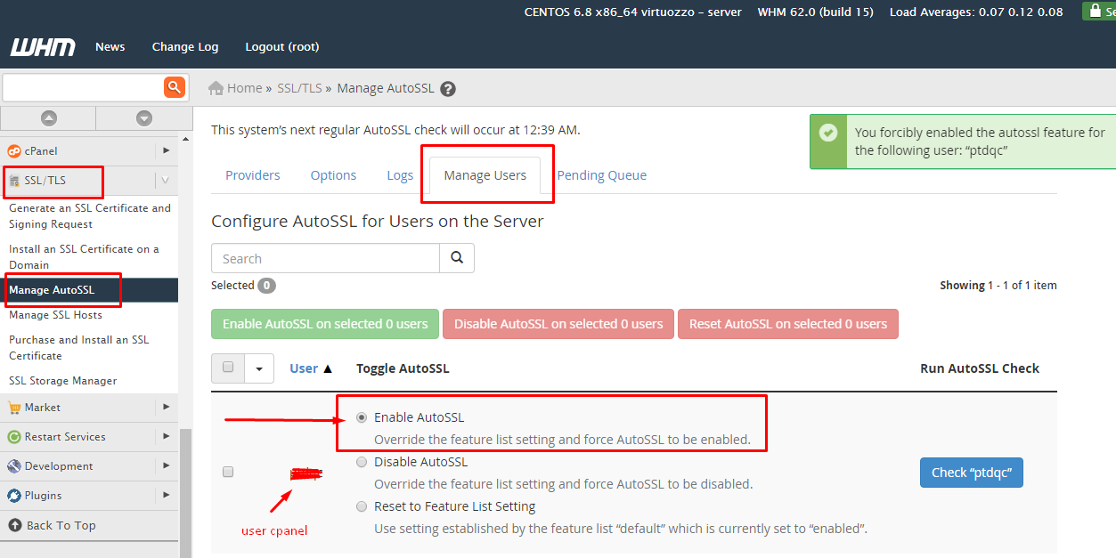 how to enable autossl cpanel step 4