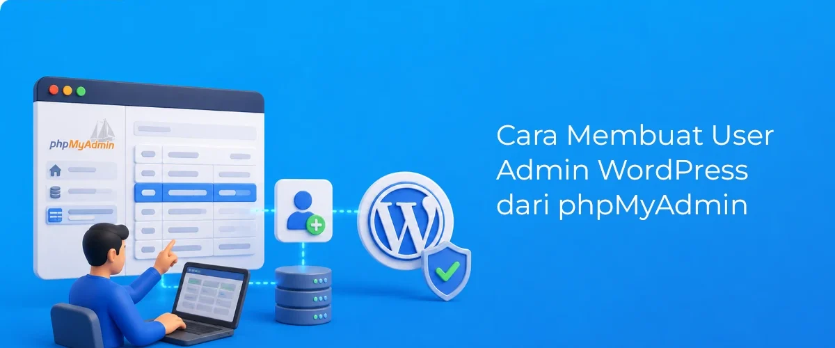 Banner - Cara Membuat User Admin WordPress dari phpMyAdmin