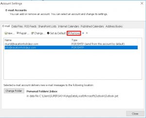 Cara Menghapus setting email di Microsoft Outlook 2007